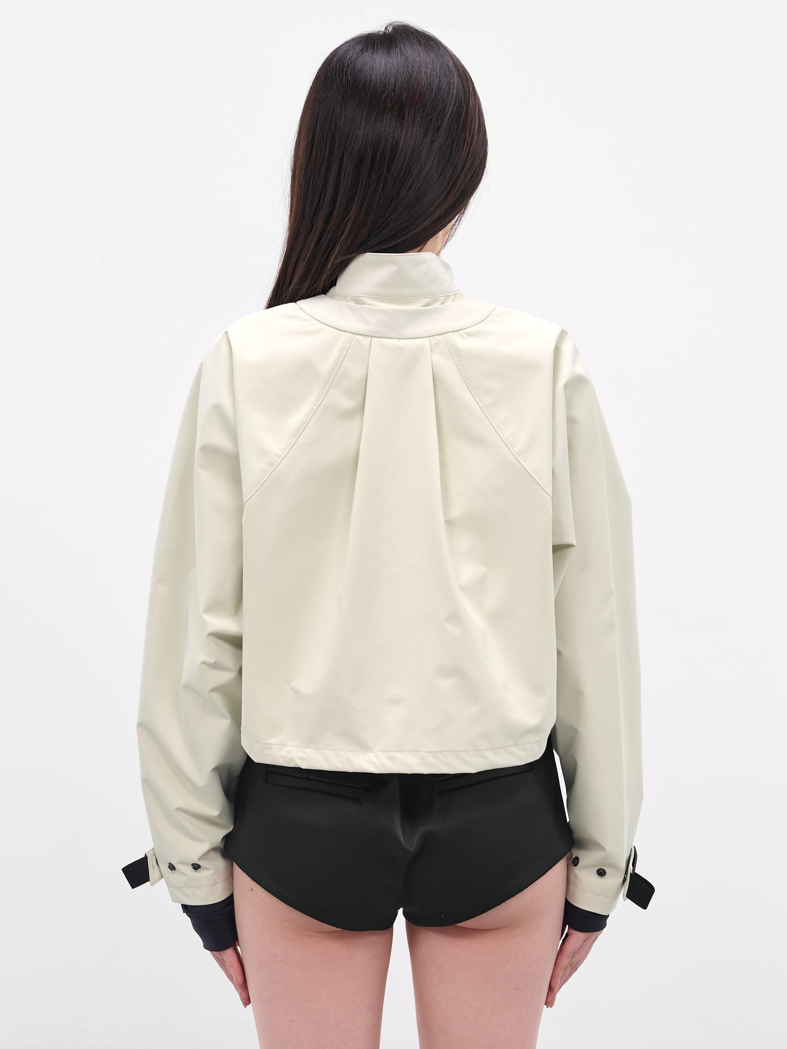 Green Double Layer Bolero Jacket - 3