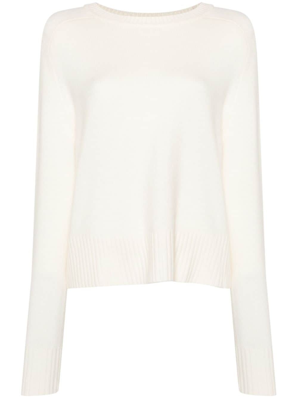 fine-knit cashmere jumper - 1