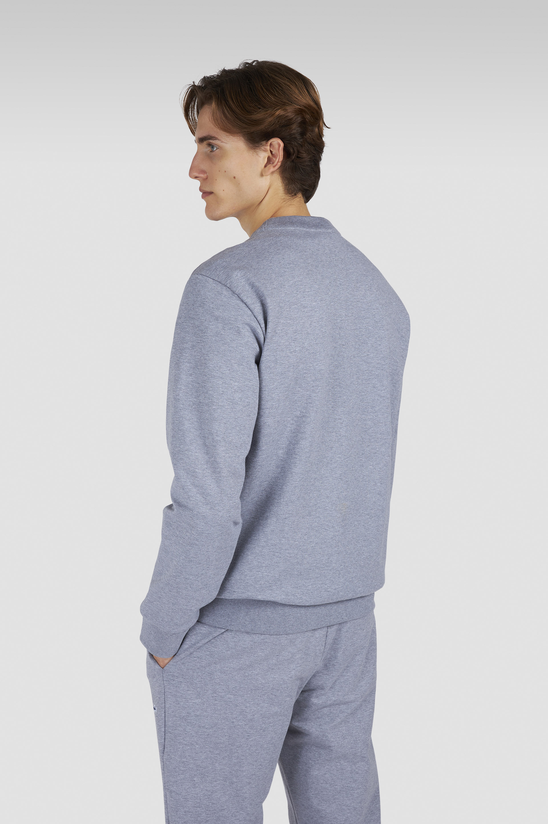STRETCH FLEECE COTTON SWEATSHIRT - 3