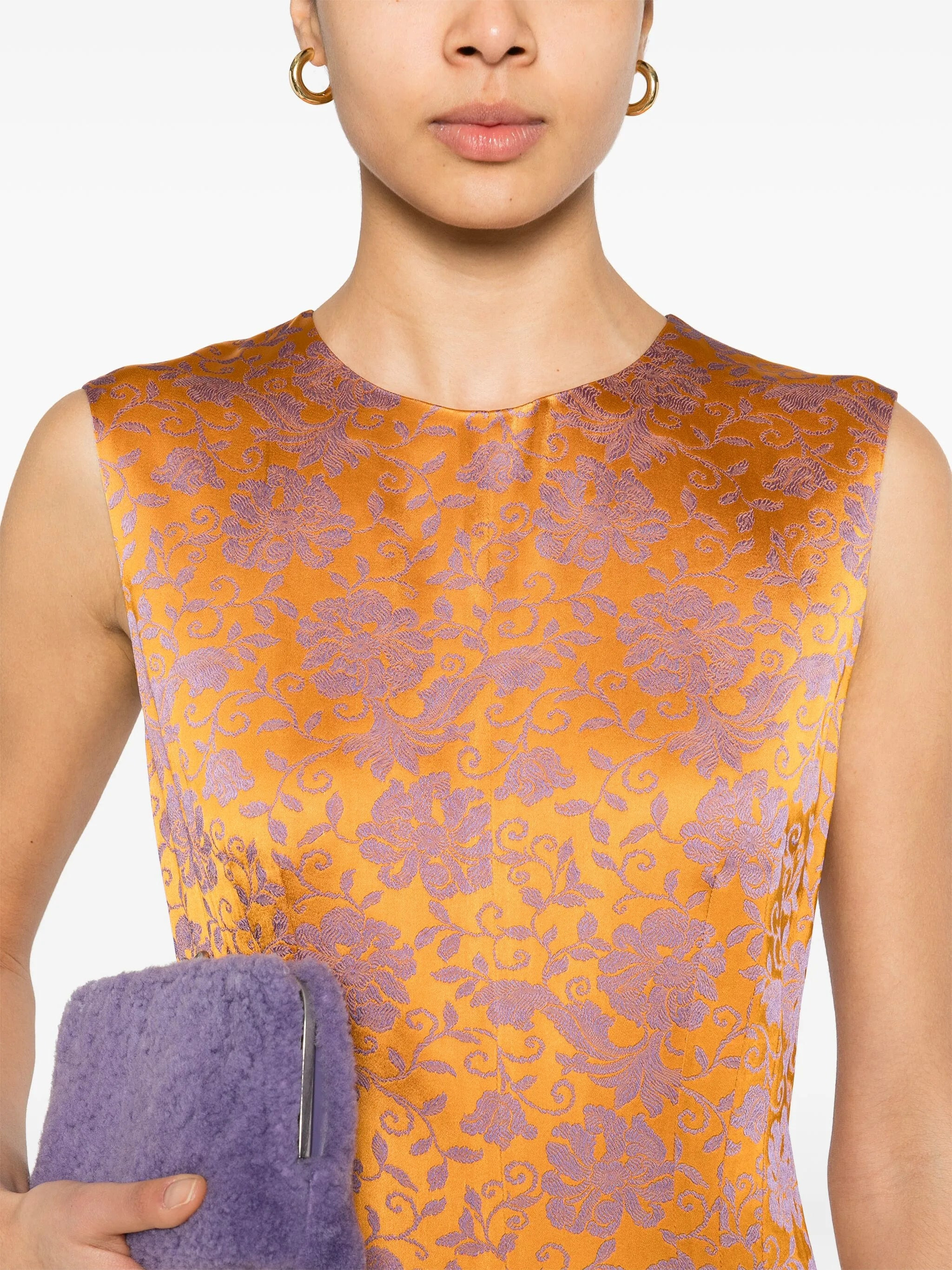 Floral-print Midi Dress - 3
