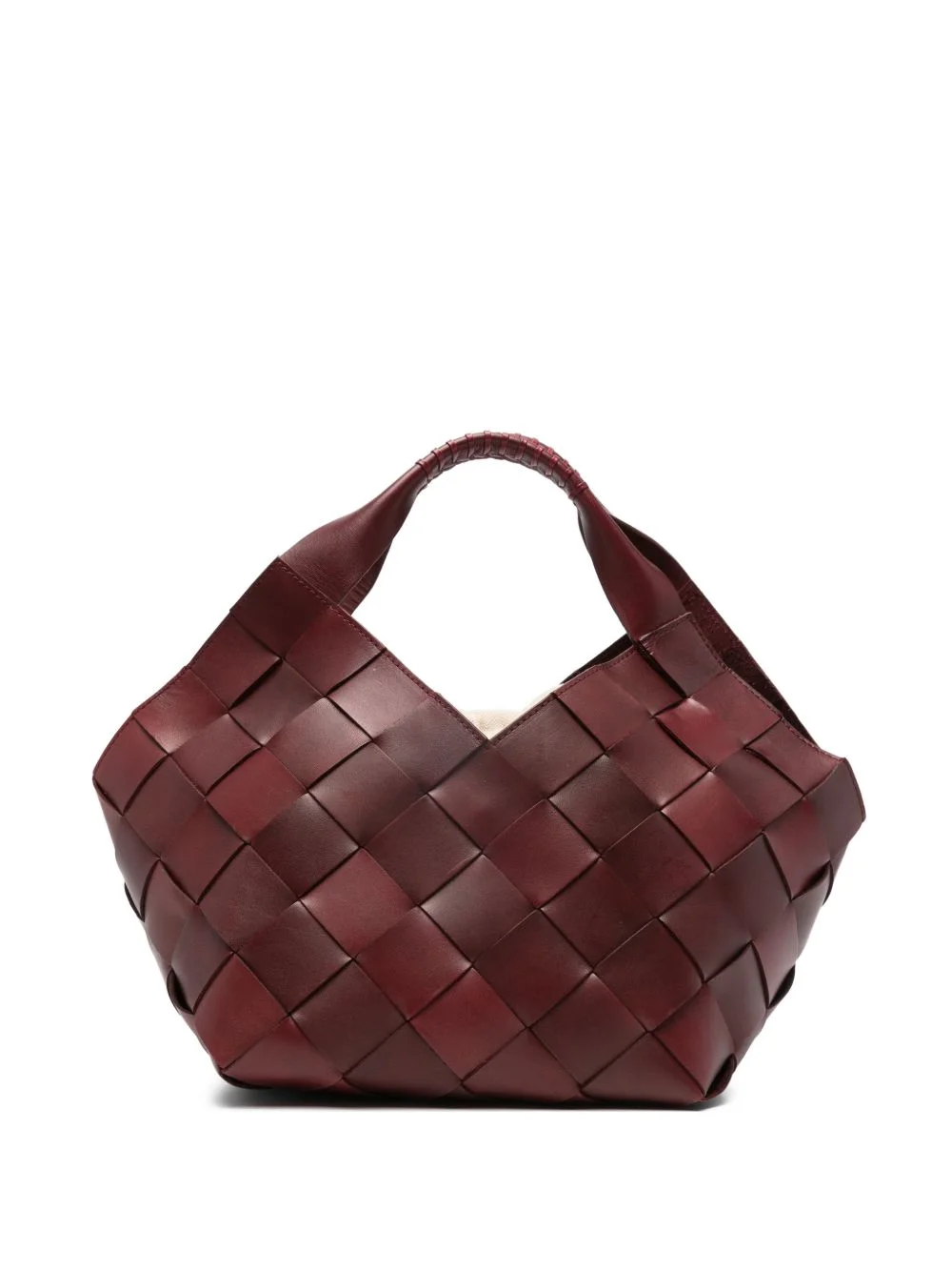 woven-design tote bag - 1