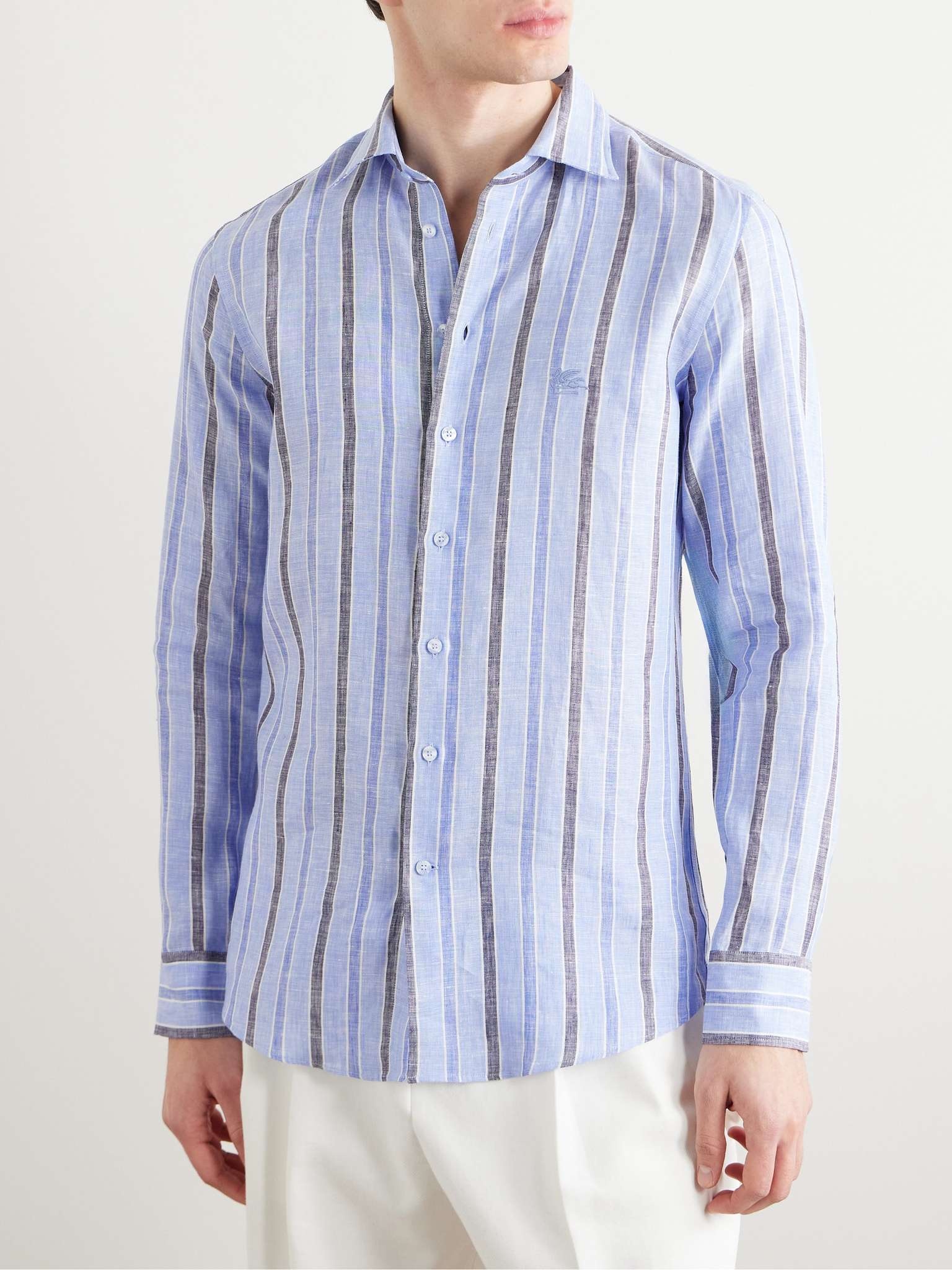 Striped Linen Shirt - 3