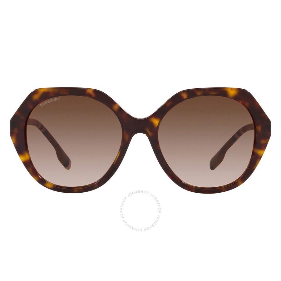 Burberry Vanessa Brown Gradient Geometric Ladies Sunglasses BE4375 401713 55 - 1