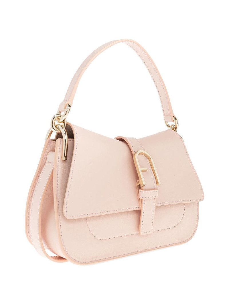mini Flow buckle leather tote bag 4