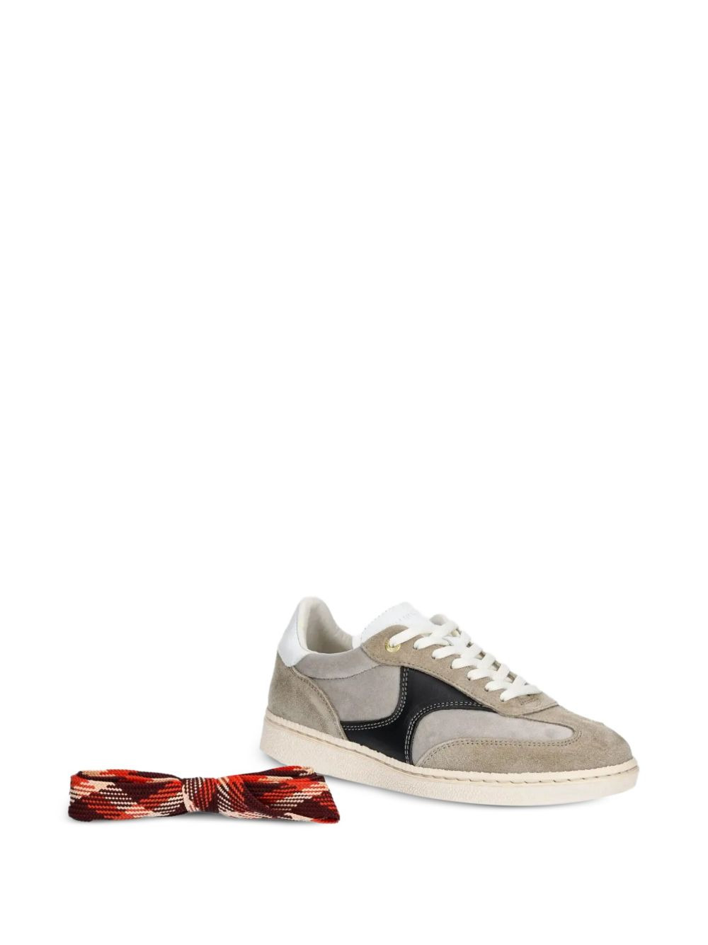 suede low-top sneakers - 6