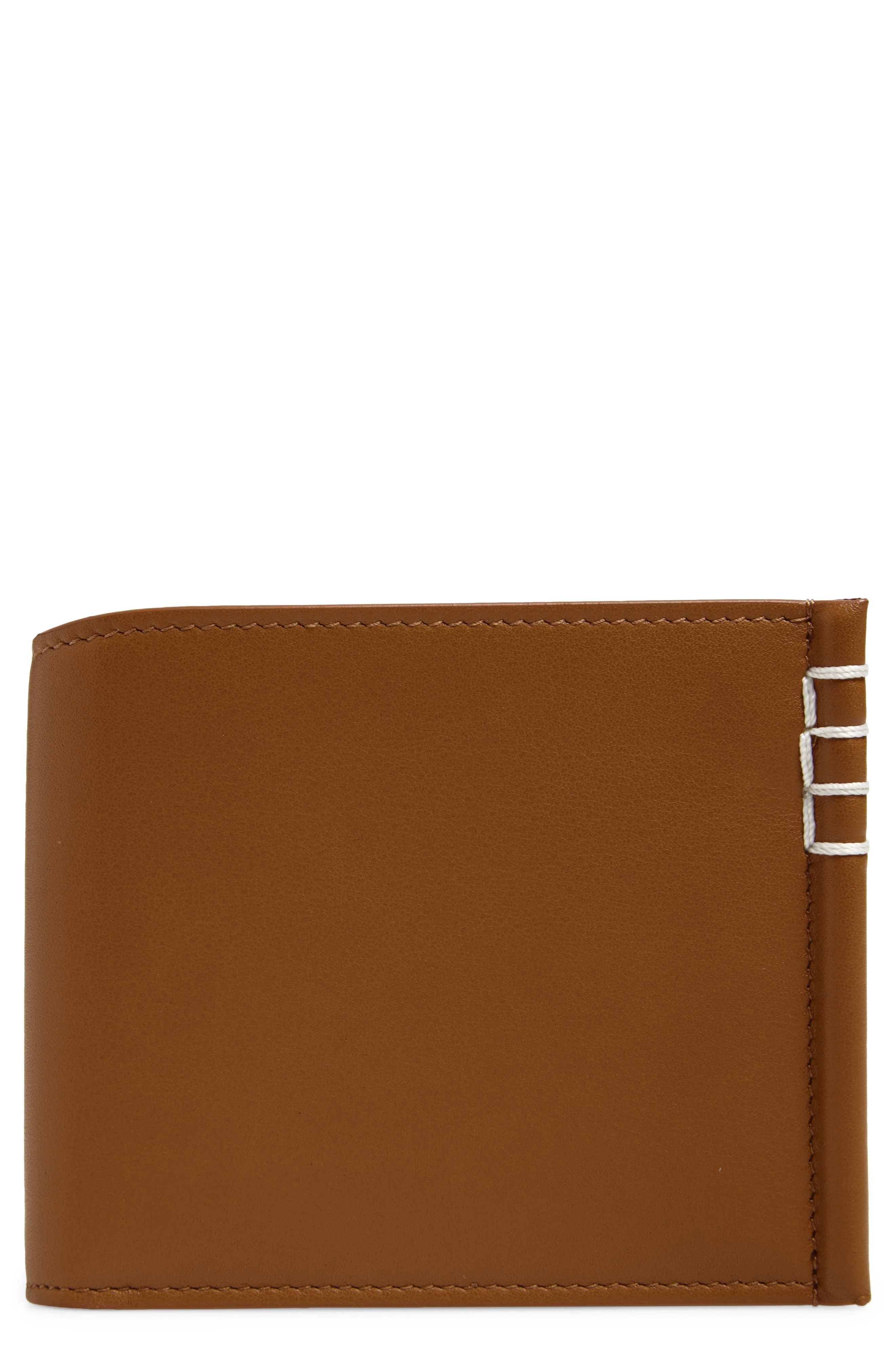 JW Anderson Loafer Leather Bifold Wallet in Tan at Nordstrom - 1