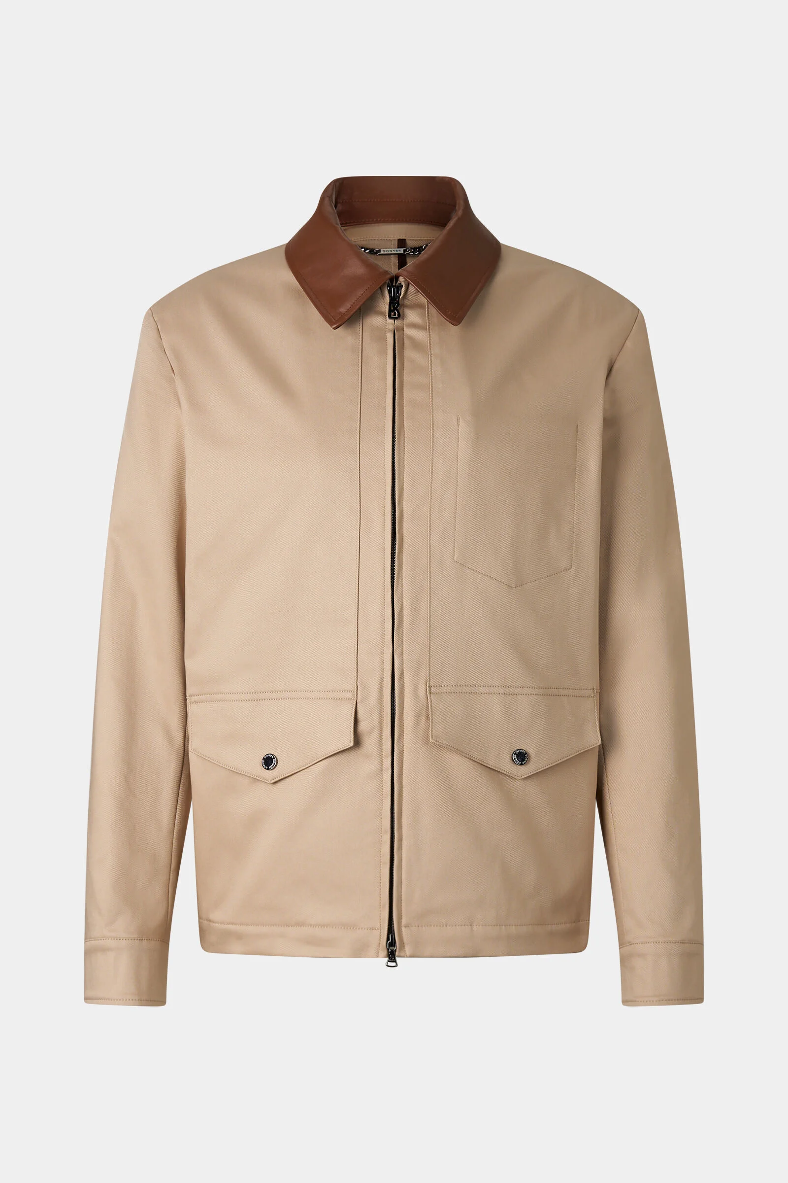 Twill jacket Mirco in Beige - 1