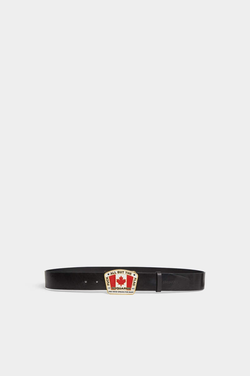 CANADIAN FLAG PLAQUE BELT - 2