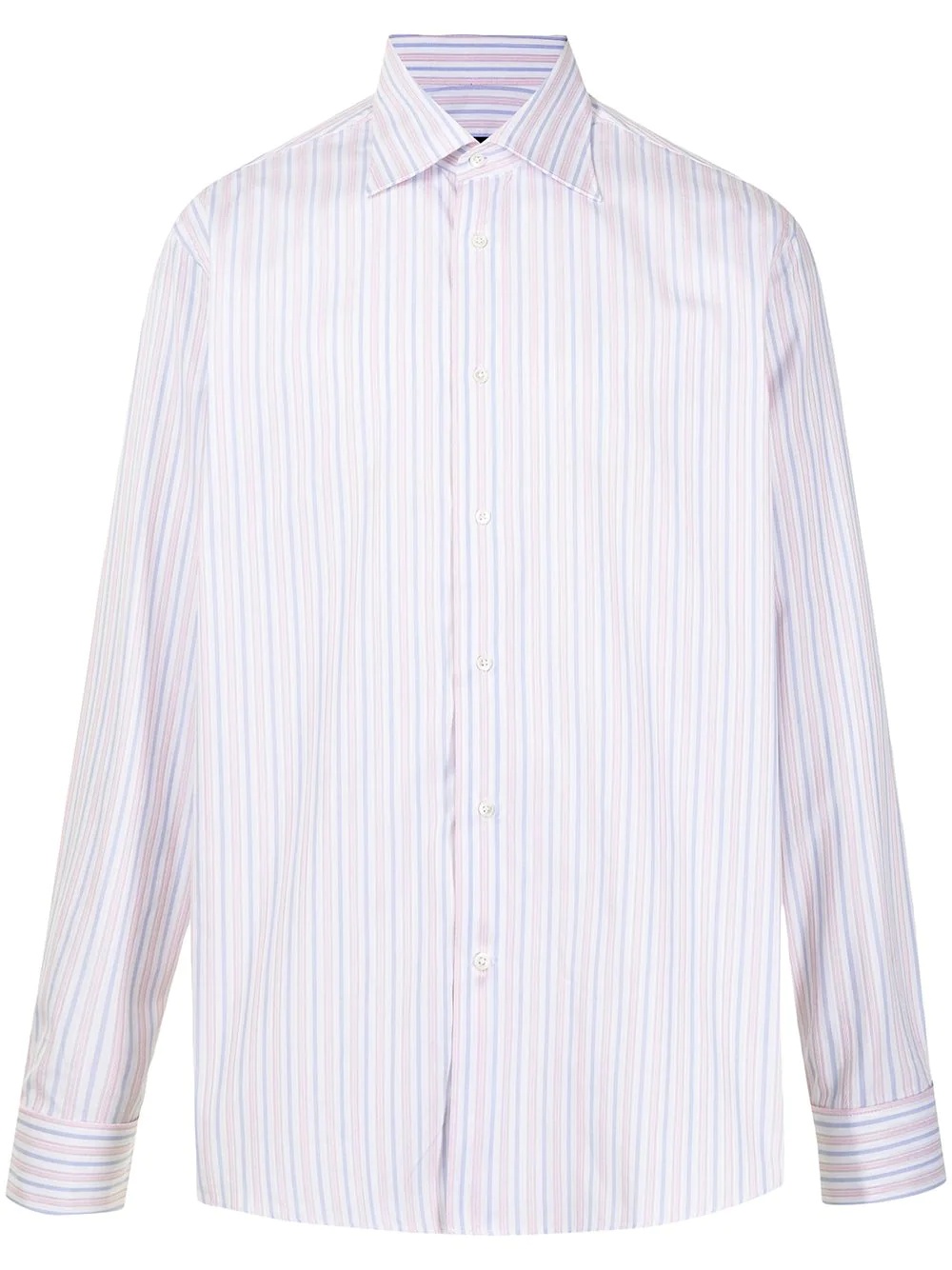 multi-stripe cotton shirt - 1