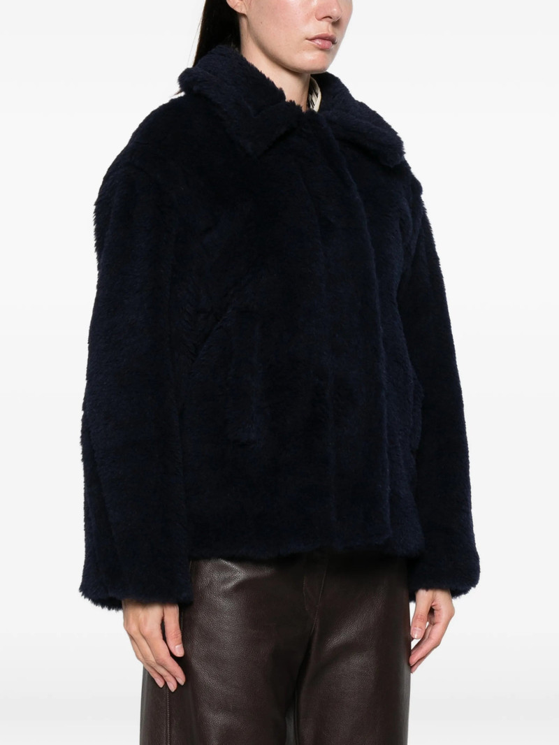 Max Mara Max Mara Teddy-textured Jacket outlook