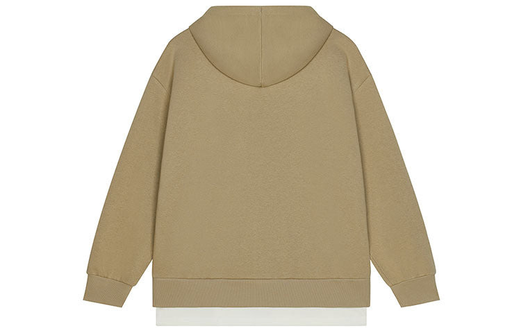 New Balance Logo Hoodie 'Khaki' AMT13341-HNA - 2