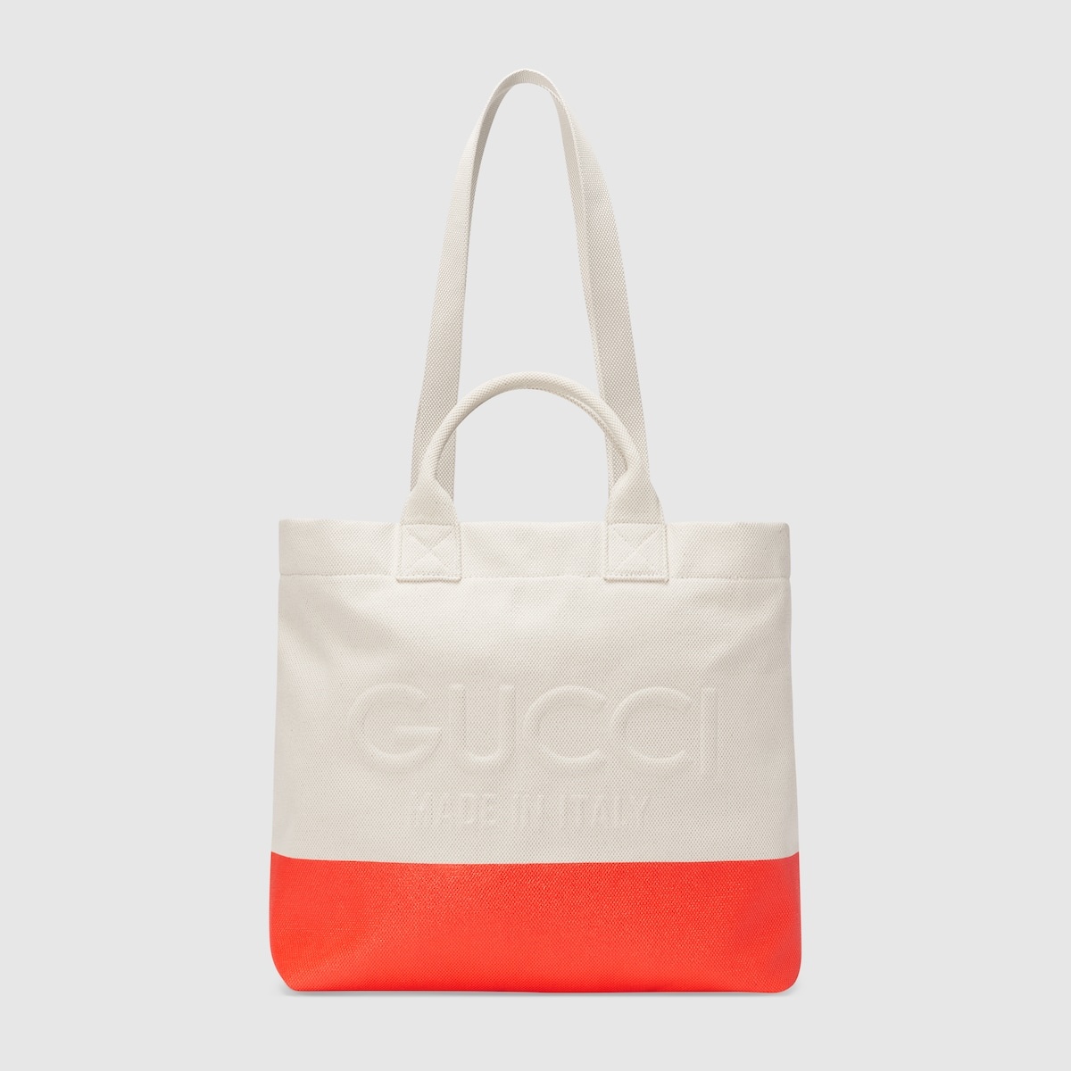 Canvas tote bag with embossed detail - 6