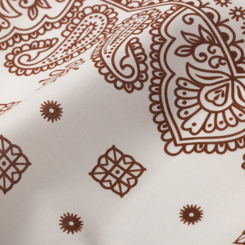 Miu Miu Printed poplin scarf outlook