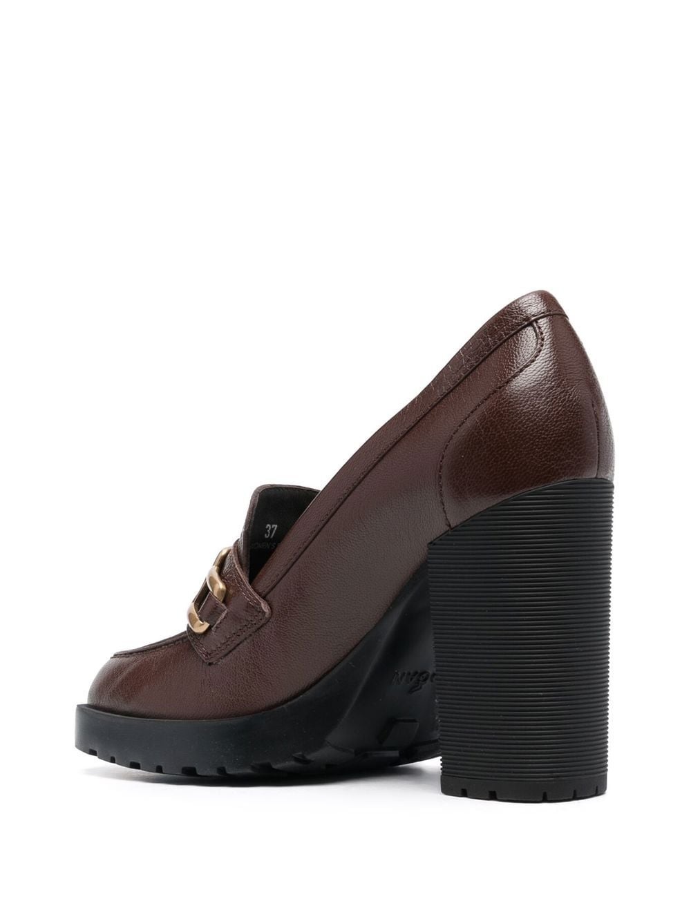 H623 85mm heel loafers - 3