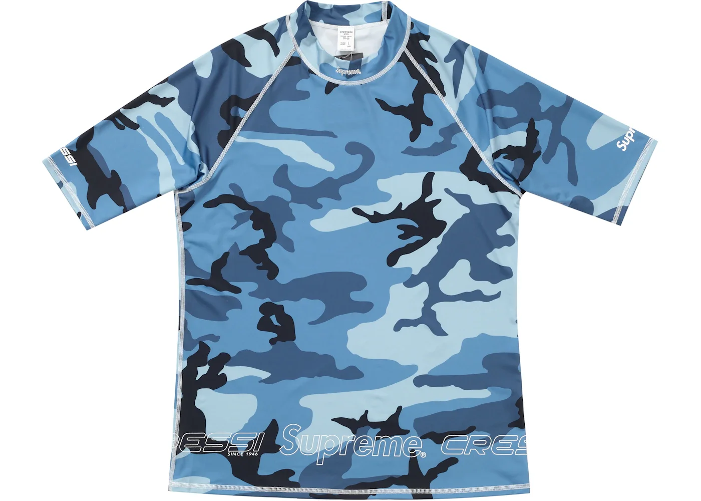 Supreme Cressi Rash Guard Blue Camo - 1