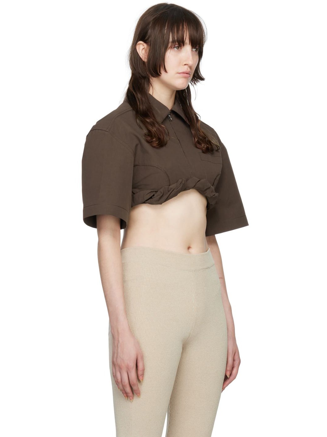 Brown Le Papier 'La Chemise Silpa' Shirt - 2