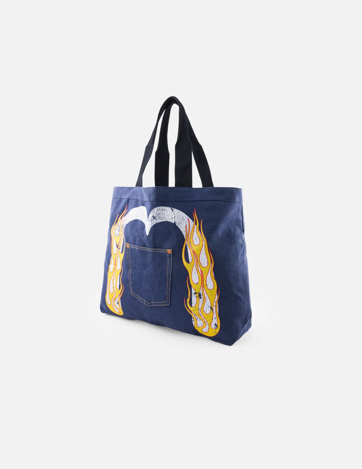 Flaming Daicock Washed Canvas Tote Bag - 1