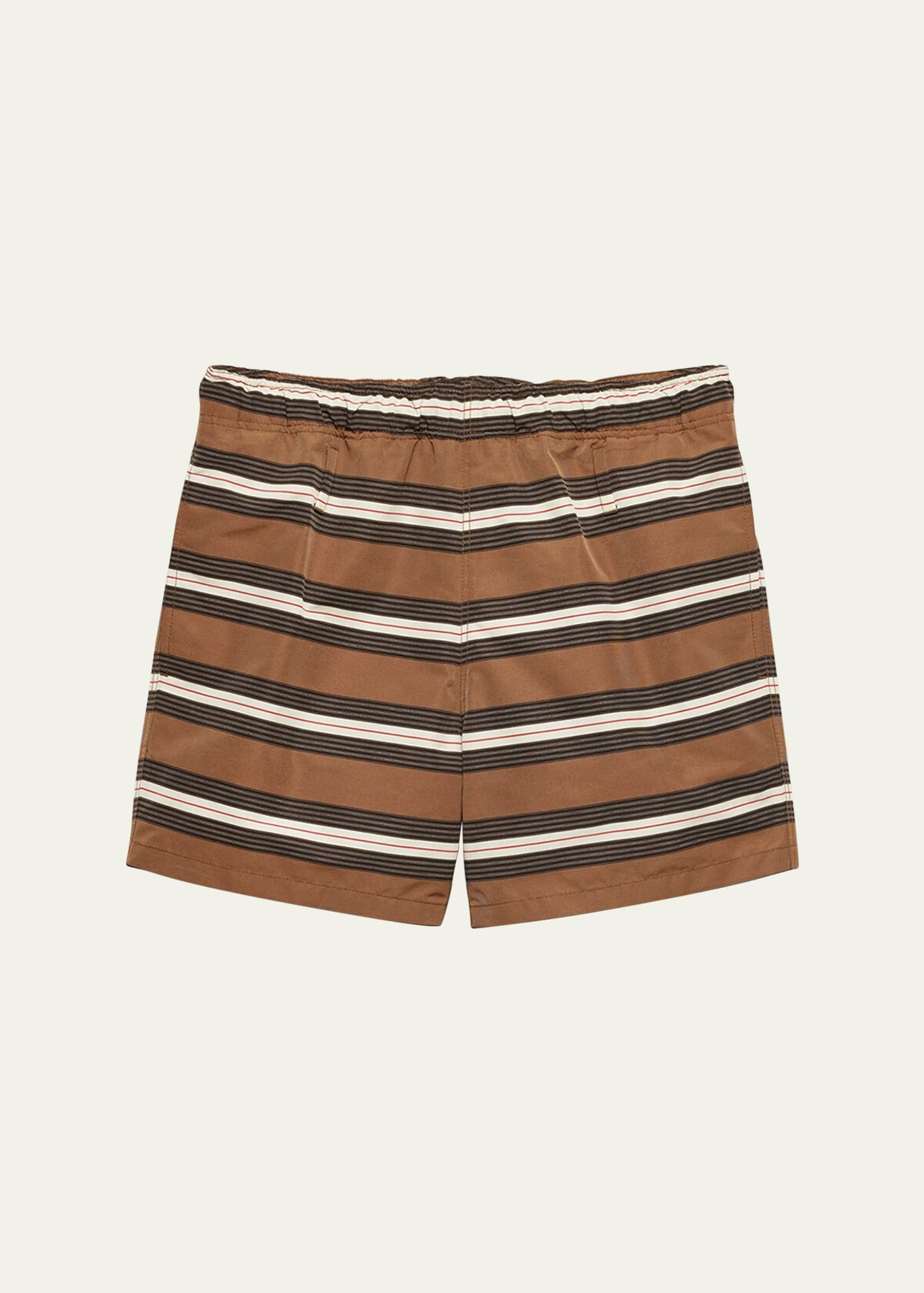 Men's Nylon Stripe Swim Trunks - 1