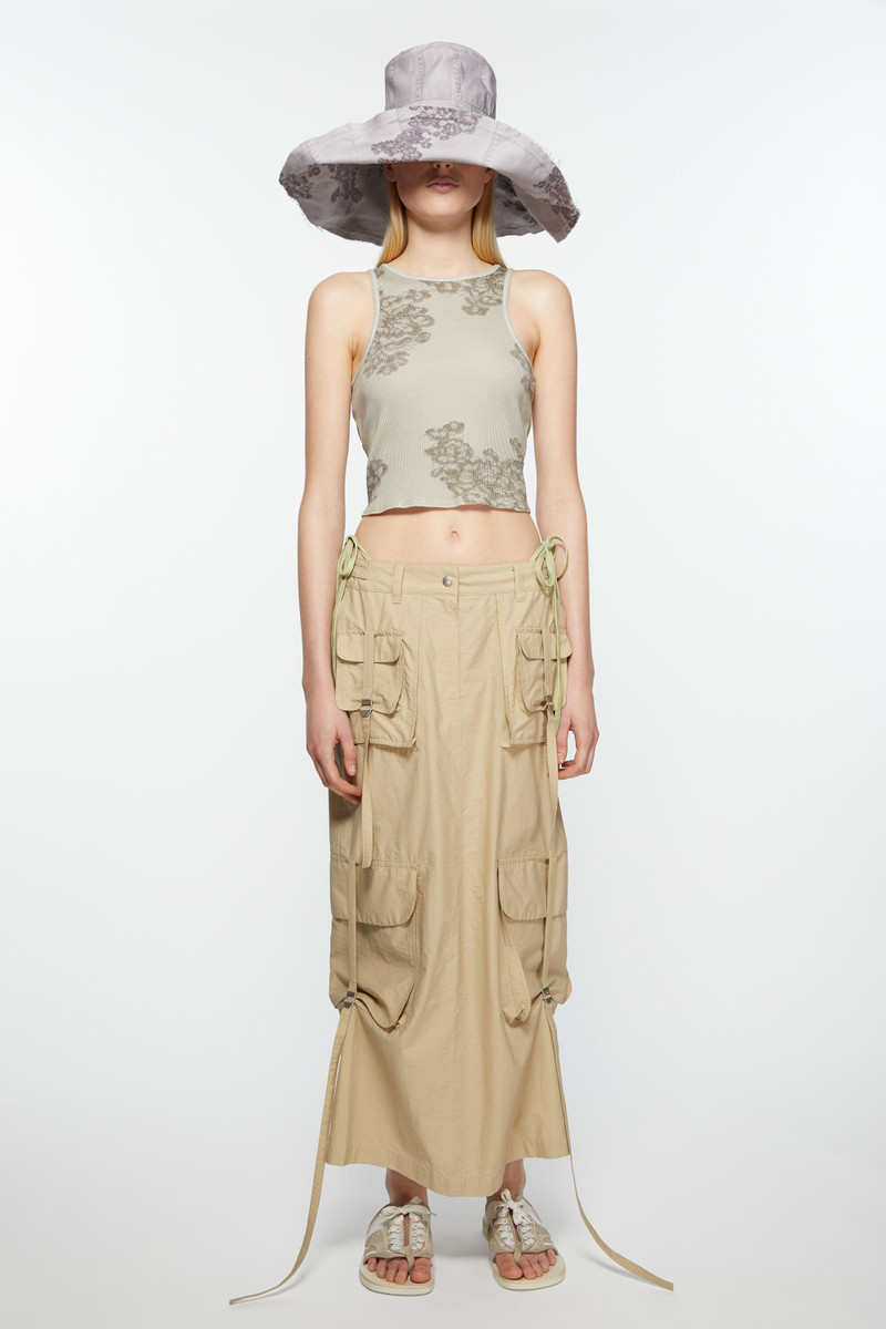 Acne Studios Cargo skirt - Beige outlook
