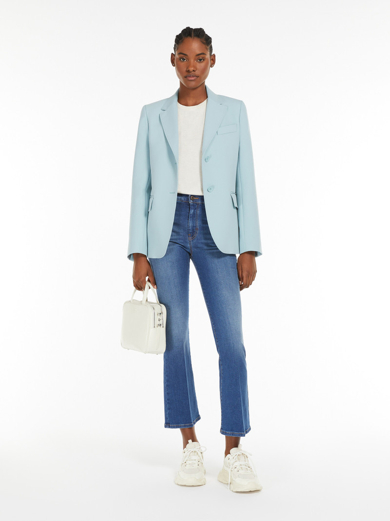 WEEKEND Max Mara UVA Single-breasted blazer in stretch wool-blend canvas outlook