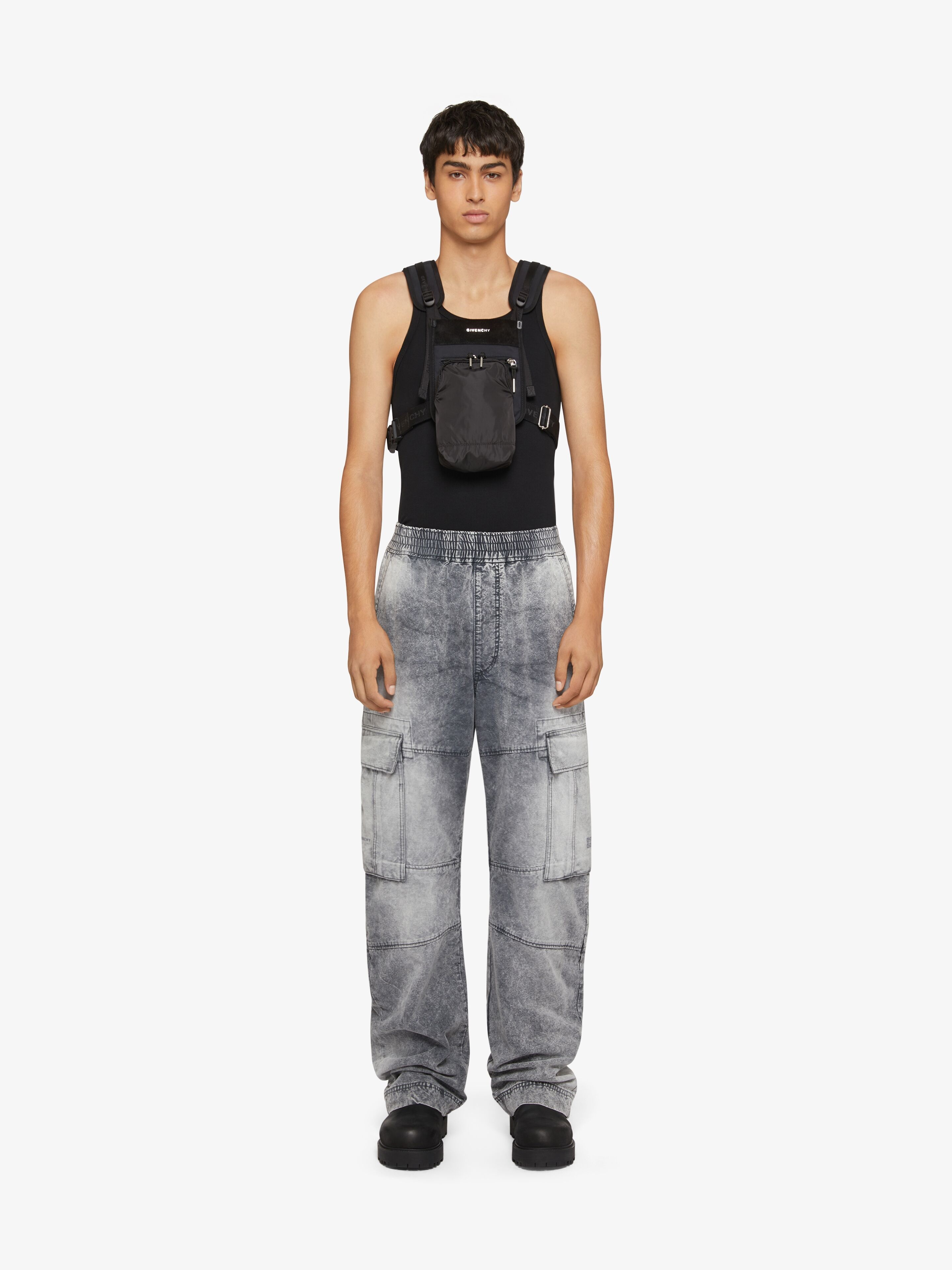 CARGO PANTS IN DENIM - 2