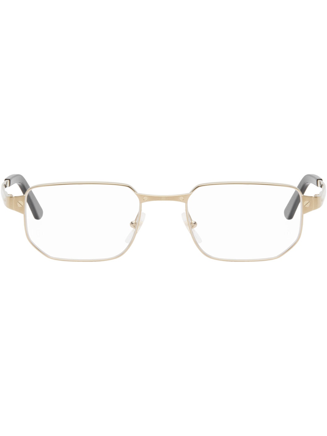 Gold 'Santos de Cartier' Glasses - 1