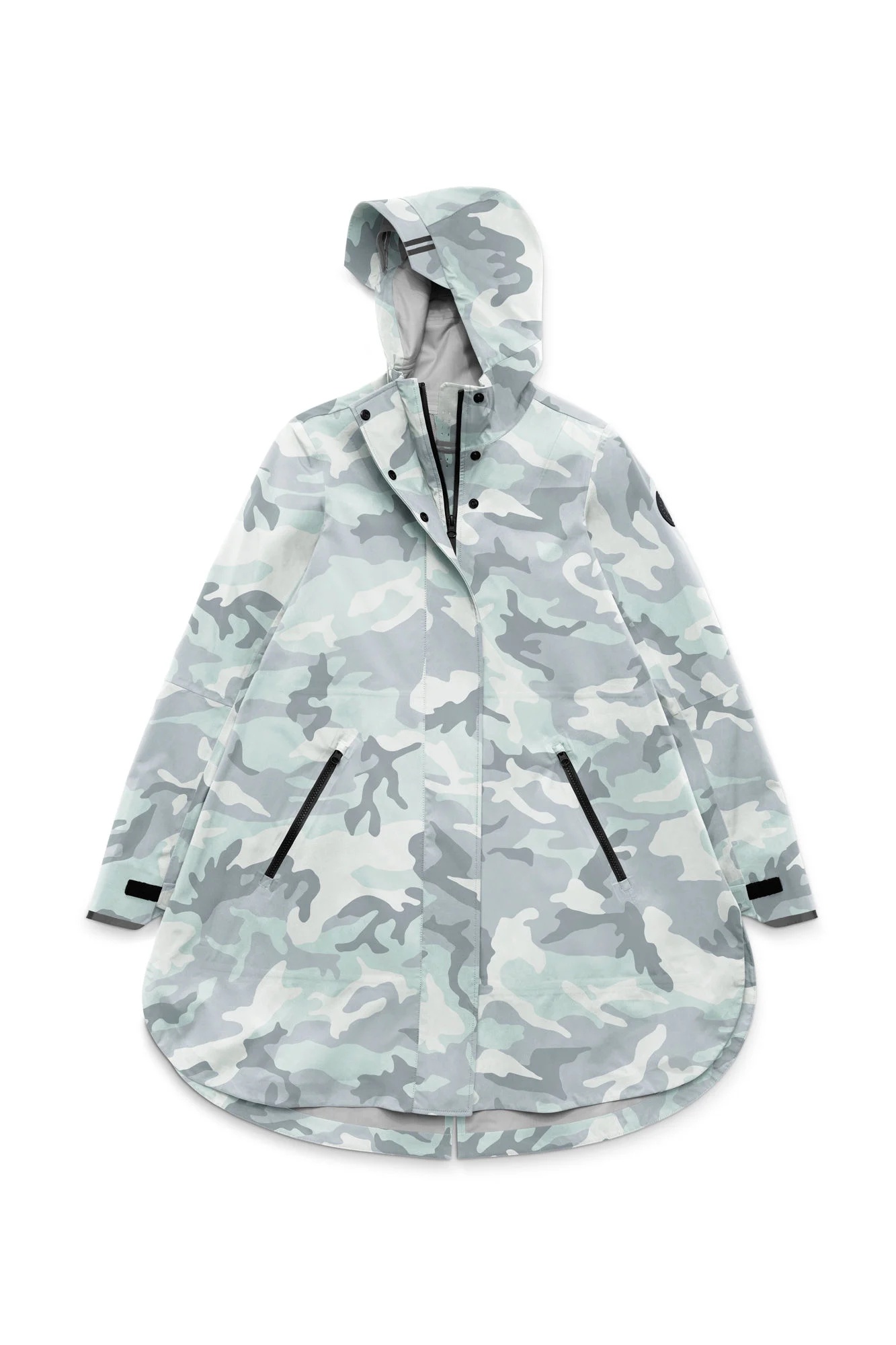 WOMEN'S KITSILANO RAIN JACKET BLACK LABEL PRINT - 1