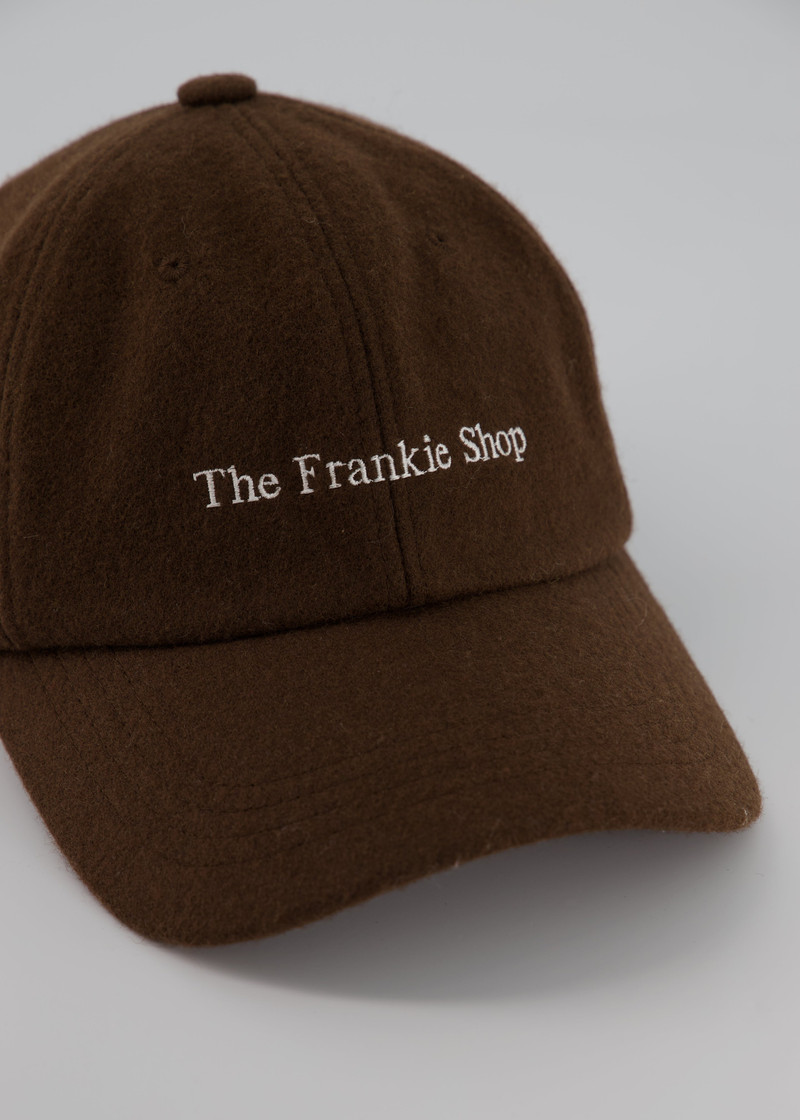 Frankie Wool Baseball Cap - Chocolate 2