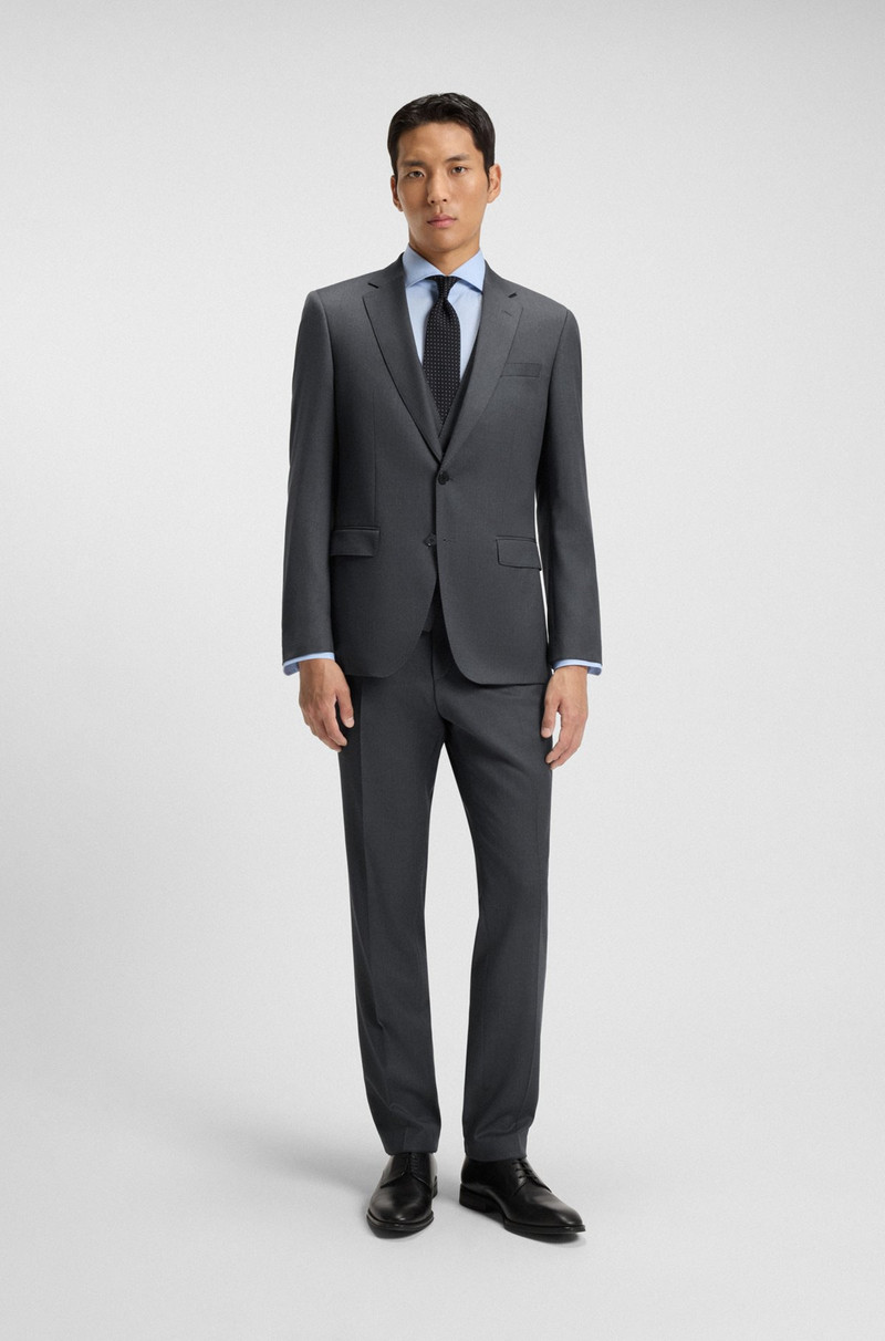 BOSS SINGLE-BREASTED WAISTCOAT IN VIRGIN-WOOL SERGE outlook