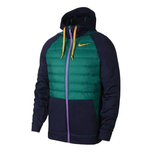 Nike Therma FZ Winterized Trainer Jacket For Men Blue/Green BV6299-498 - 1
