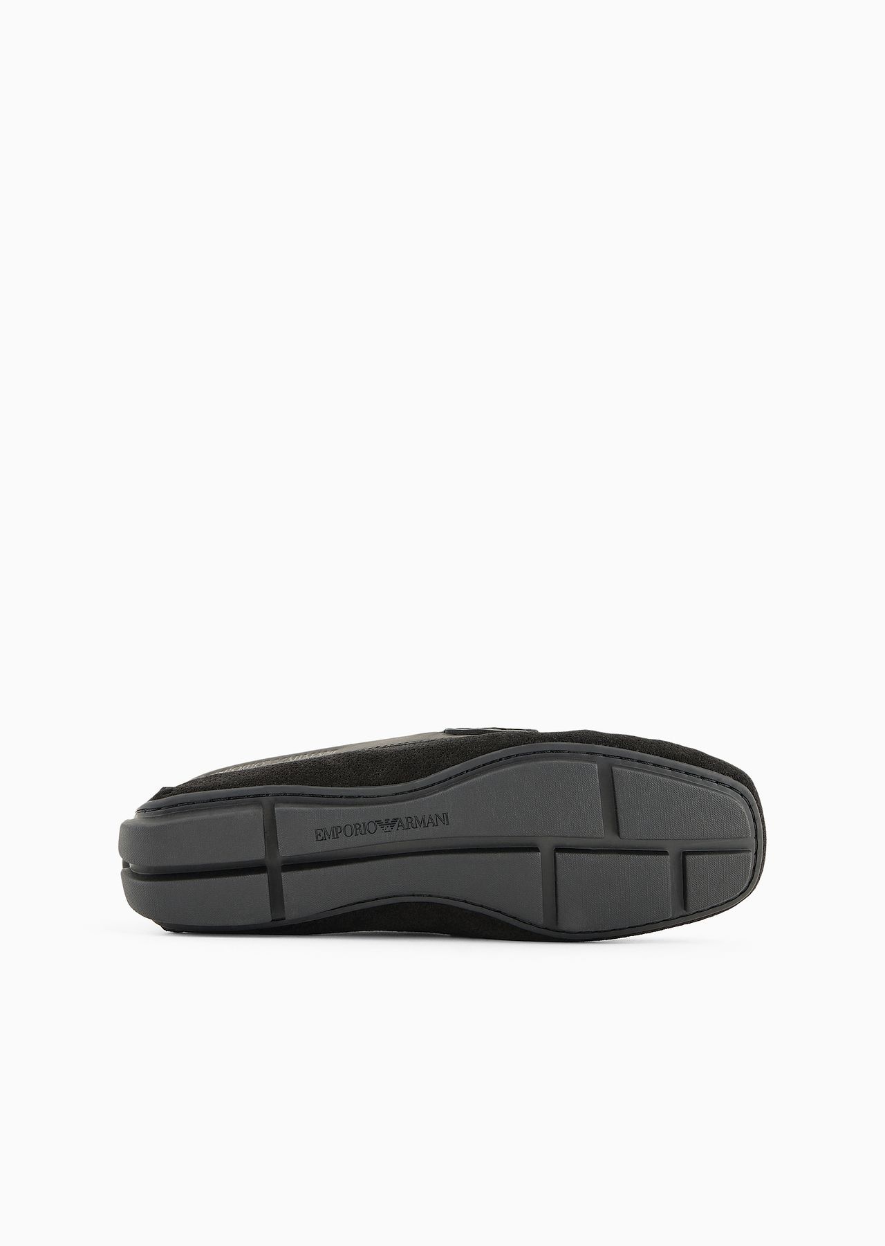 Micro-perforated suede driving loafers - 6