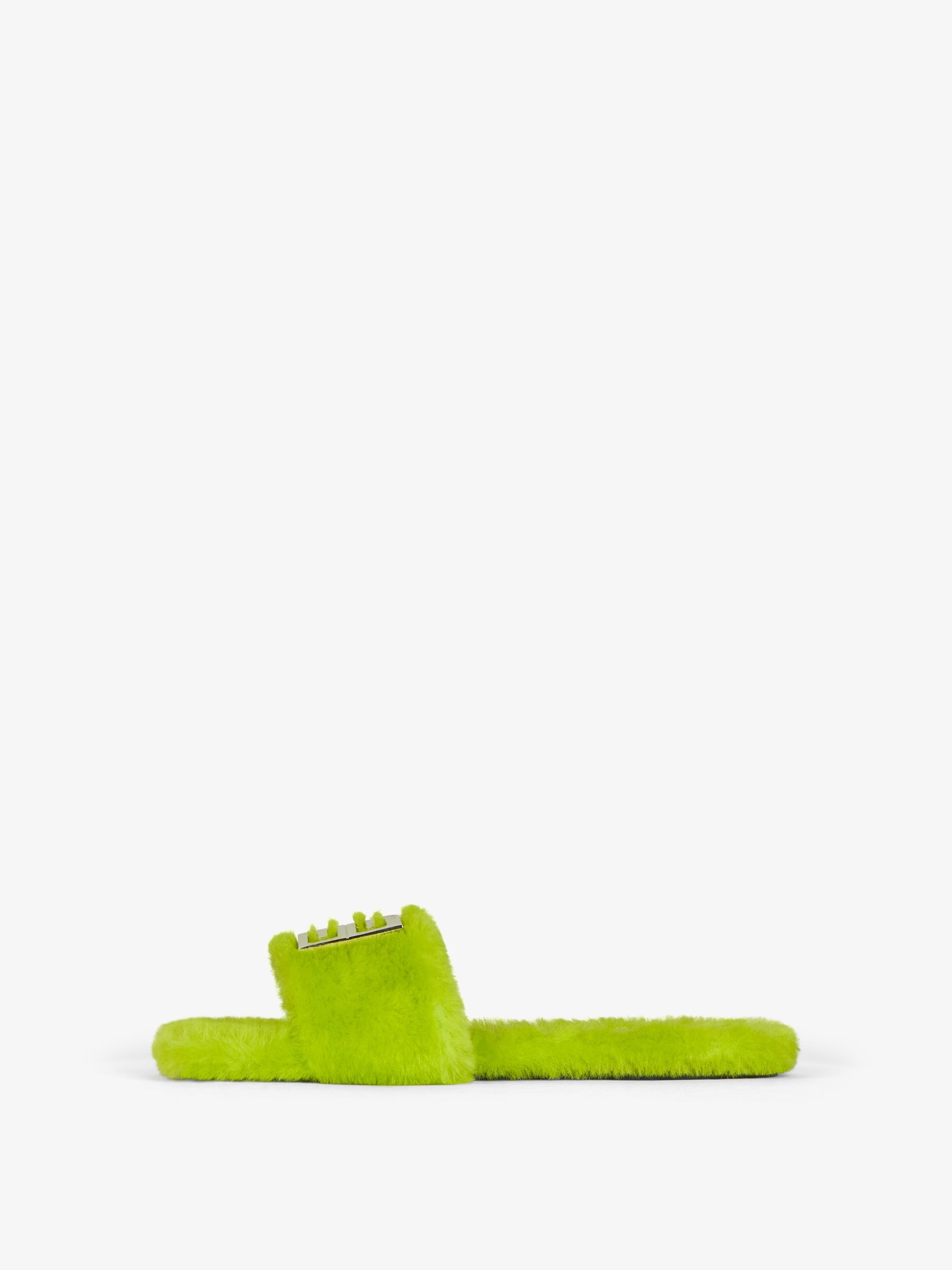 4G FLAT MULE IN SHEARLING - 3