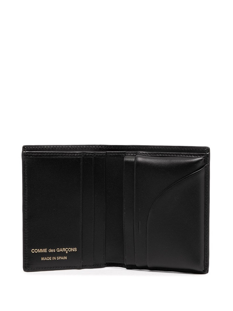 polka dot-print leather cardholder 3