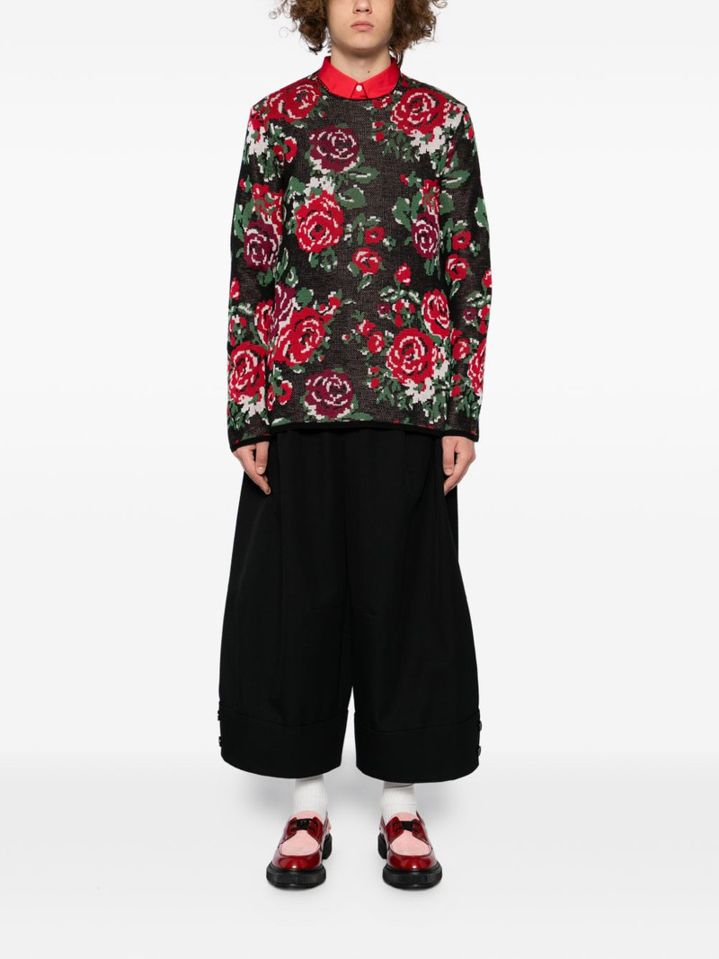 Comme des Garçons Homme Plus jacquard jumper outlook