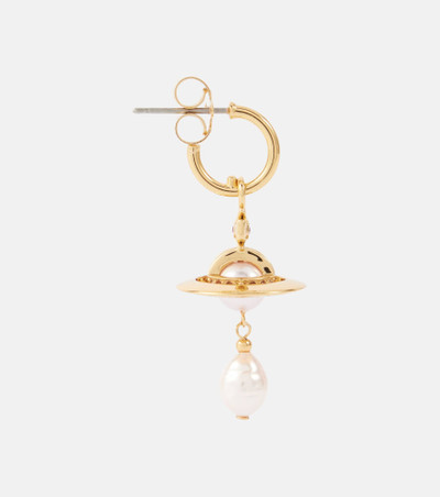 Vivienne Westwood Aleksa embellished drop earrings outlook