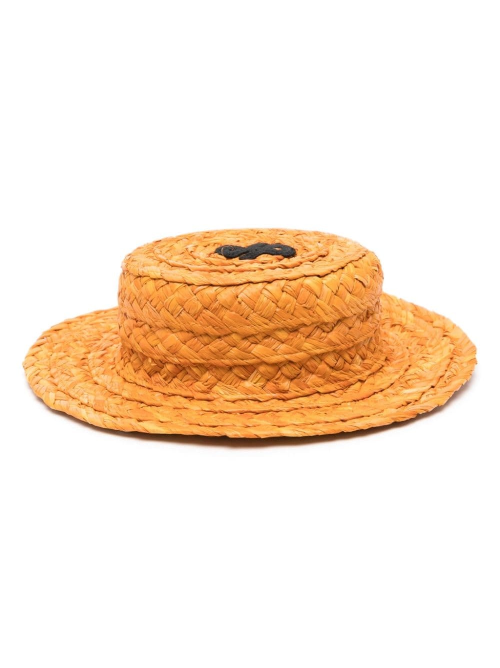 small woven-raffia boat hat - 1