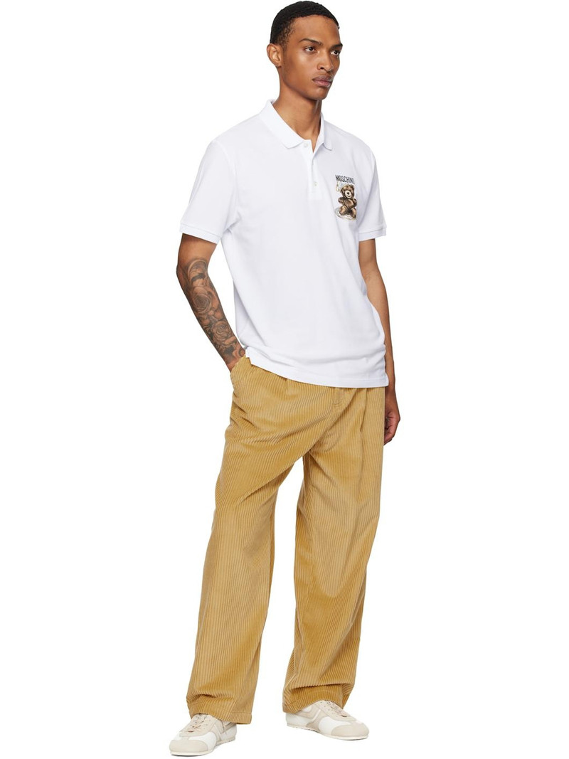 Moschino White Teddy Polo outlook