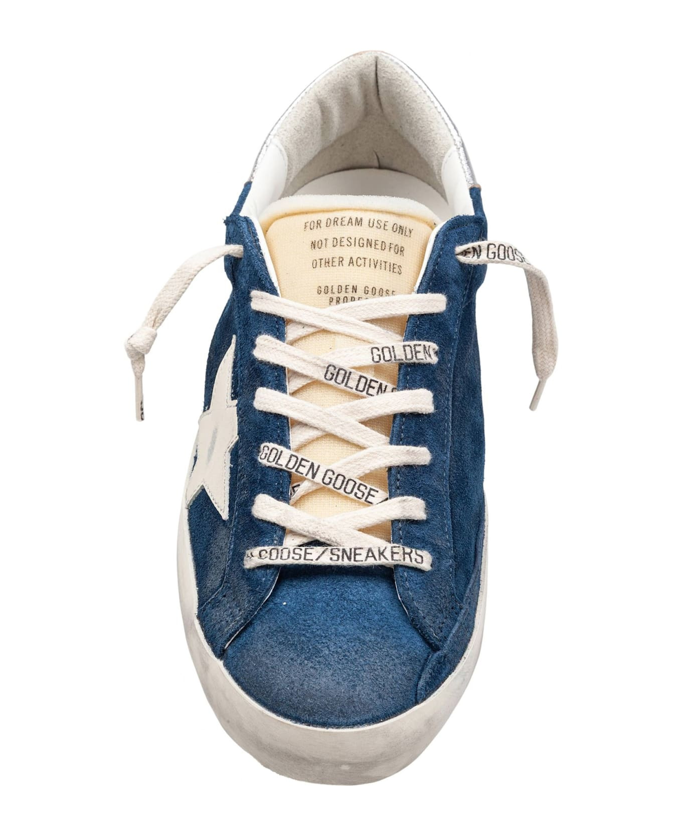 Golden Goose Super Star Suede Sneakers, Blue - 3