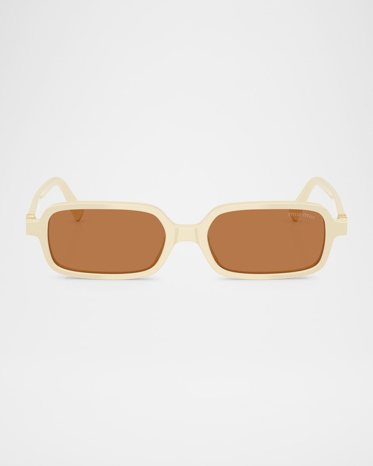 MU 11ZSF Acetate Rectangular Sunglasses - 1