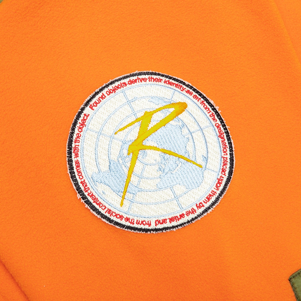 READYMADE FLEECE JACKET - ORANGE/GREEN - 4