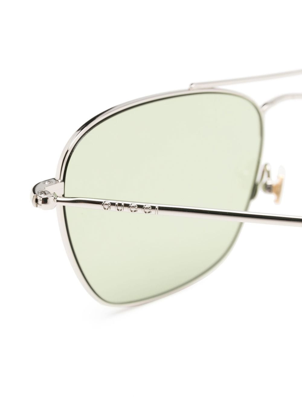 rectangle-frame tinted-lens sunglasses - 3