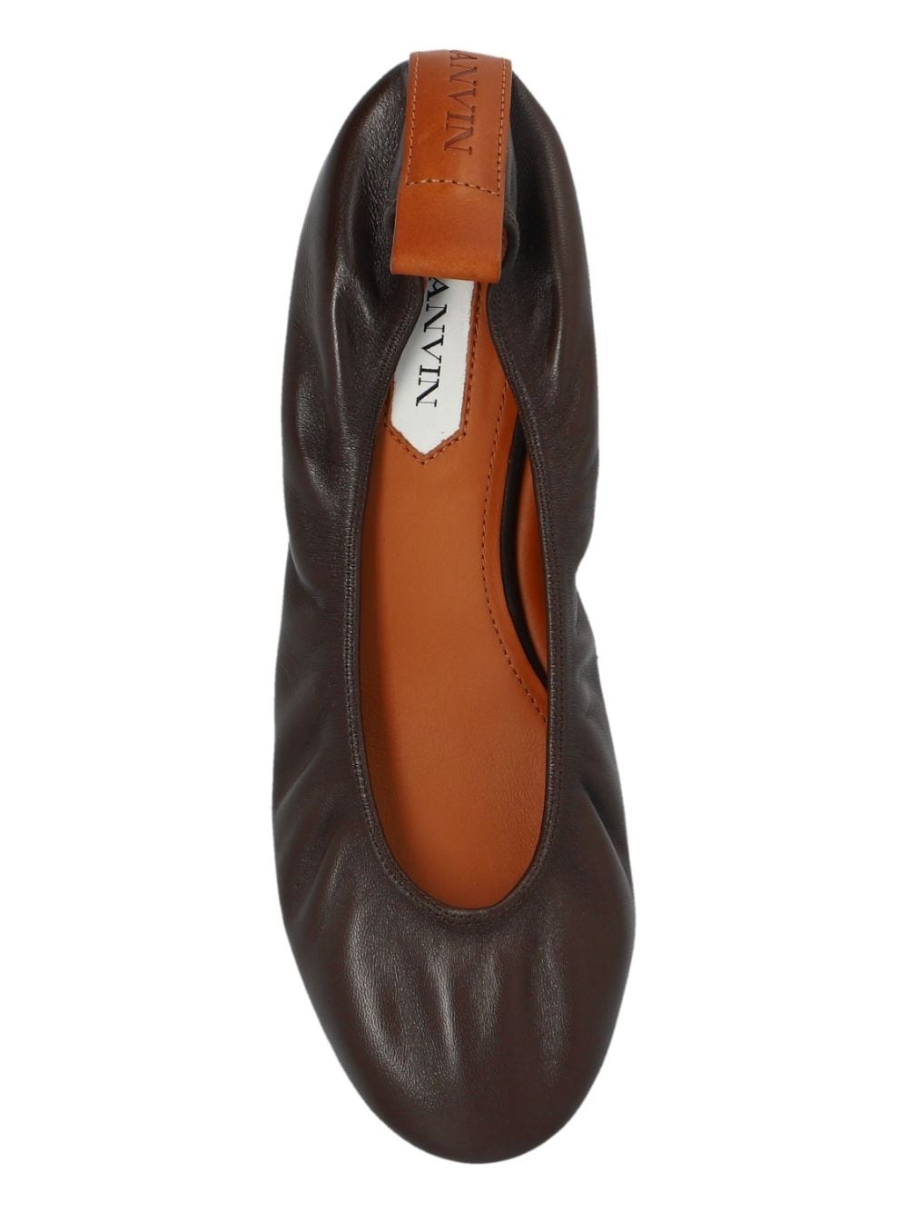 leather ballerina shoes - 6