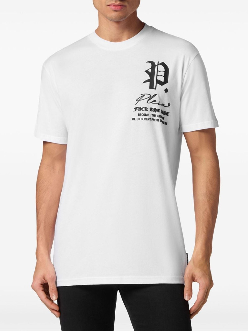 PHILIPP PLEIN logo-print cotton T-shirt outlook