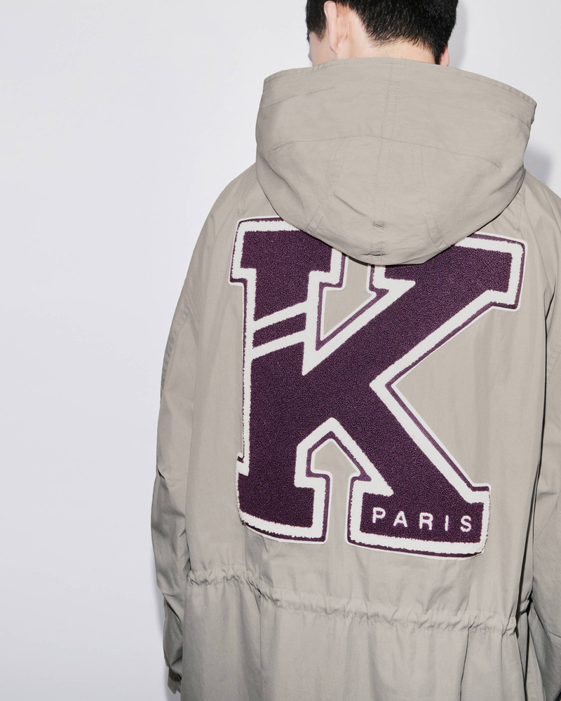 'Varsity' mid-length parka 7
