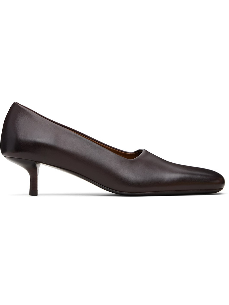 Brown Spazzola Heels 1