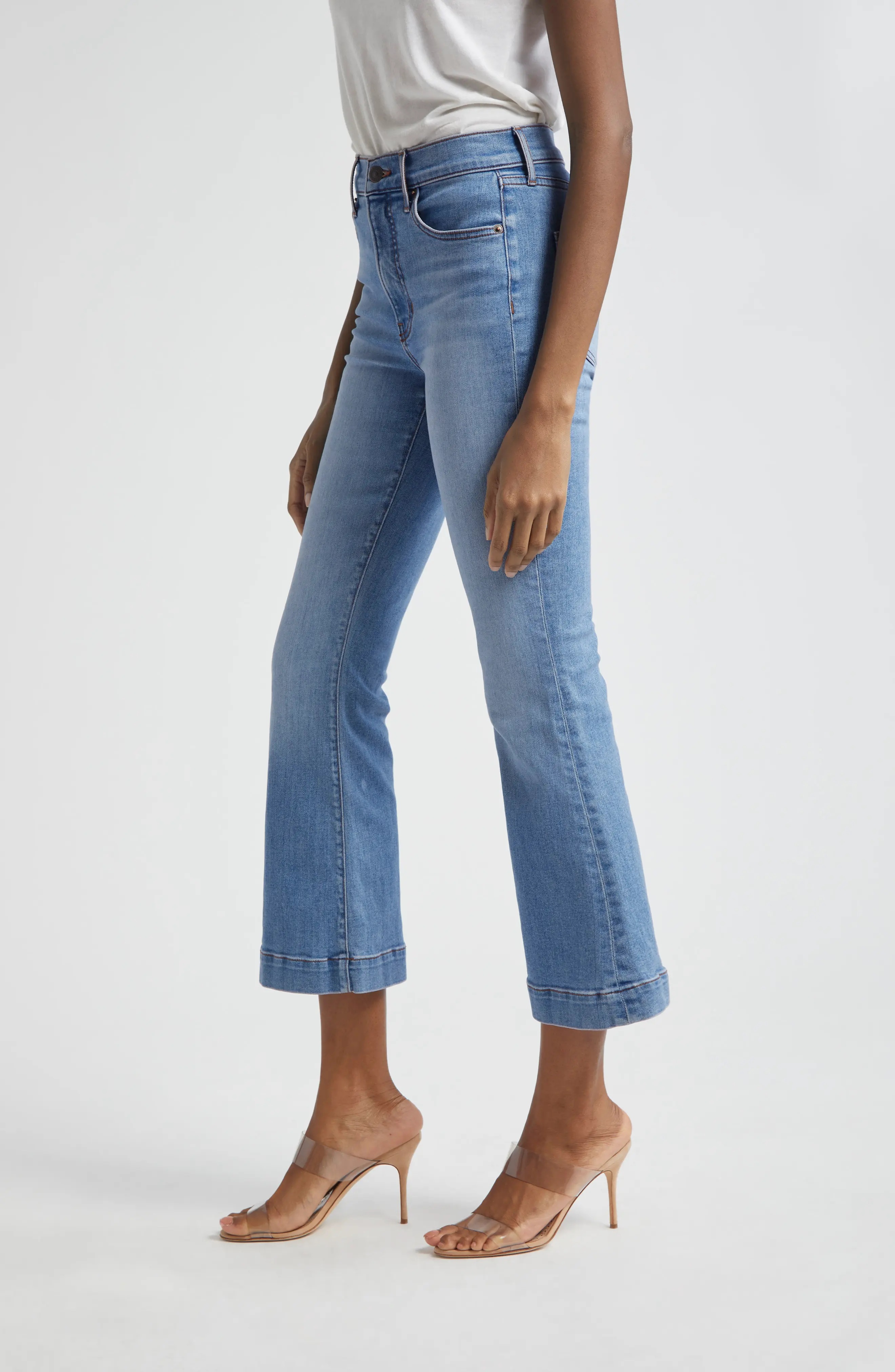 Carson High Waist Ankle Flare Jeans - 4