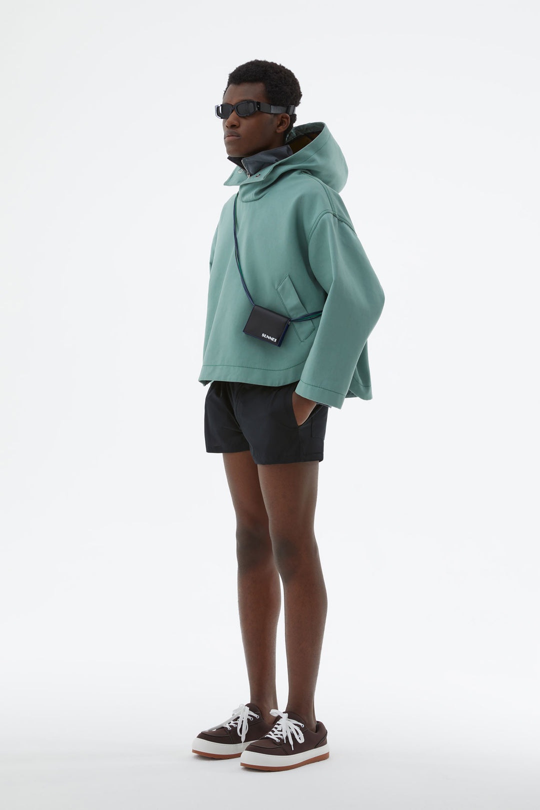 SAGE GREEN DOUBLE ANORAK JACKET - 2