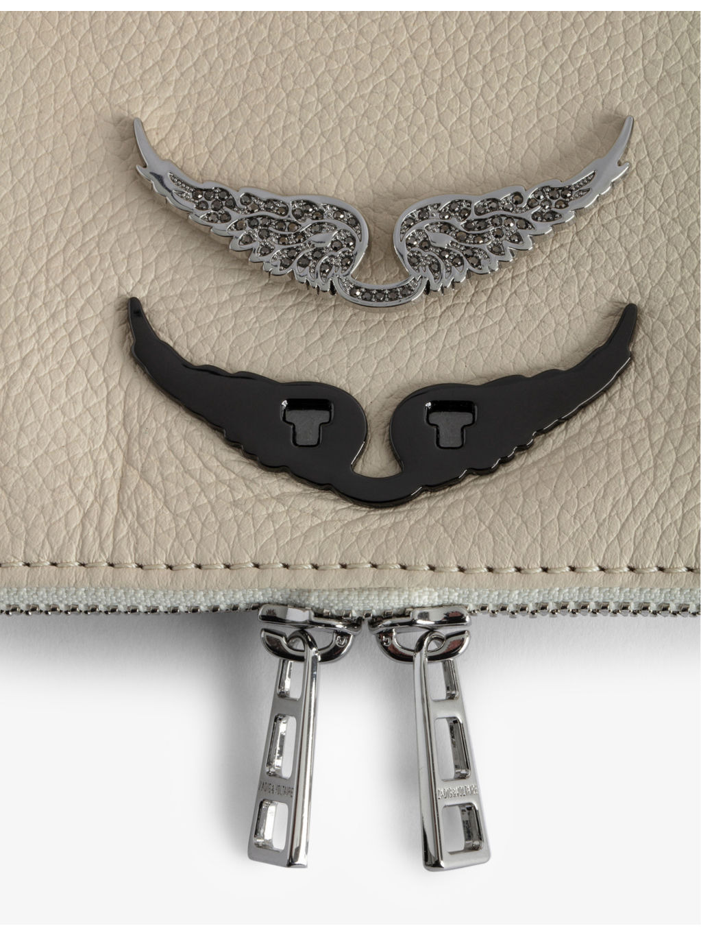 Rock nano wing-embellished leather shoulder bag - 2