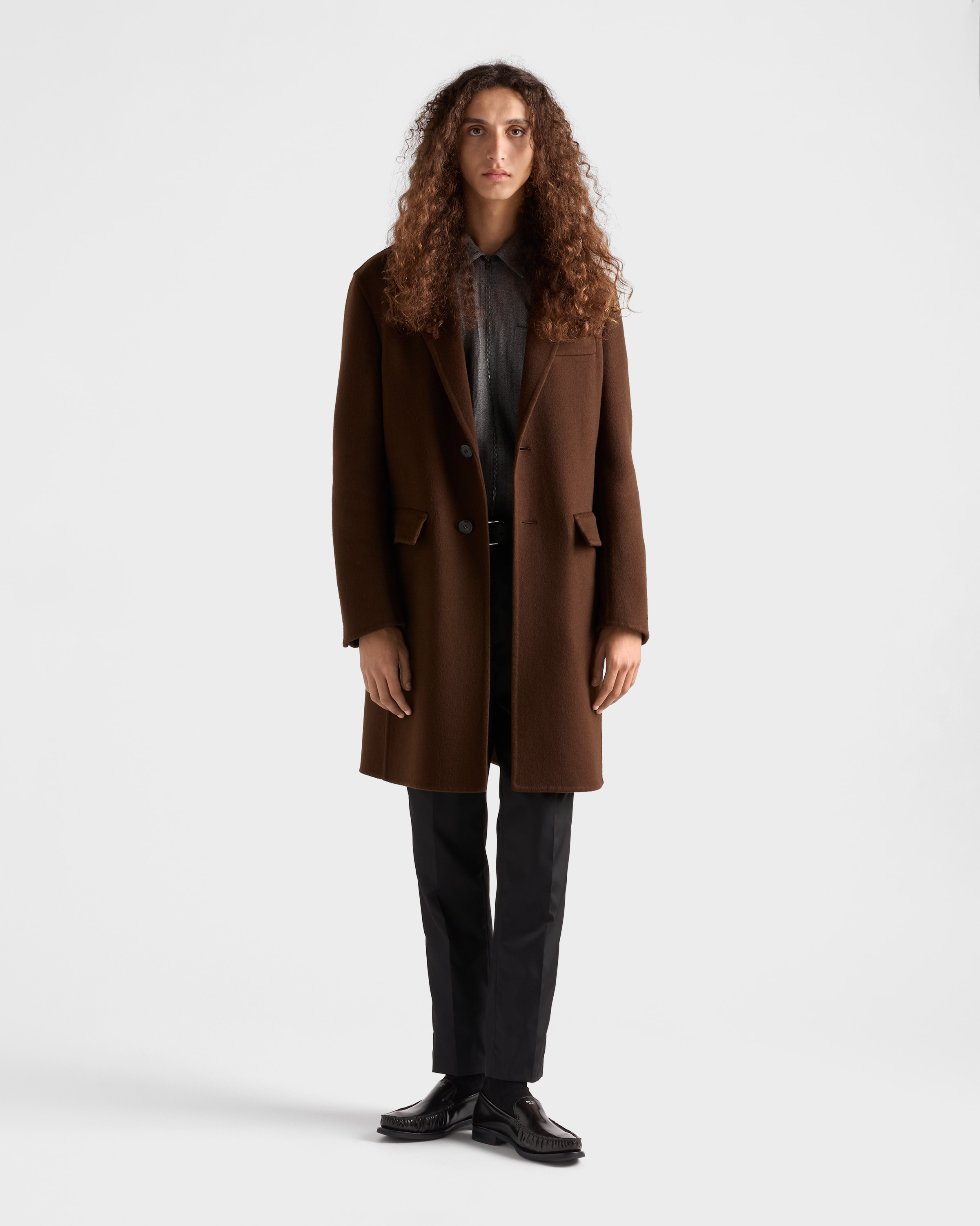 Single-breasted cashmere coat - 2
