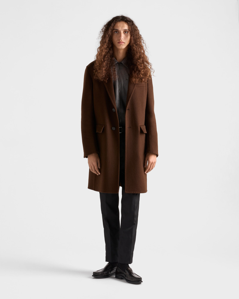 Prada Single-breasted cashmere coat outlook